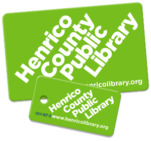 a pair of Henrico County Public Library cards