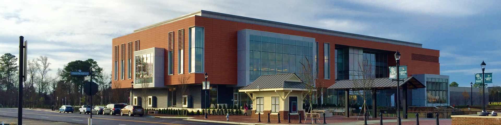 image of the Libbie Mill Library building